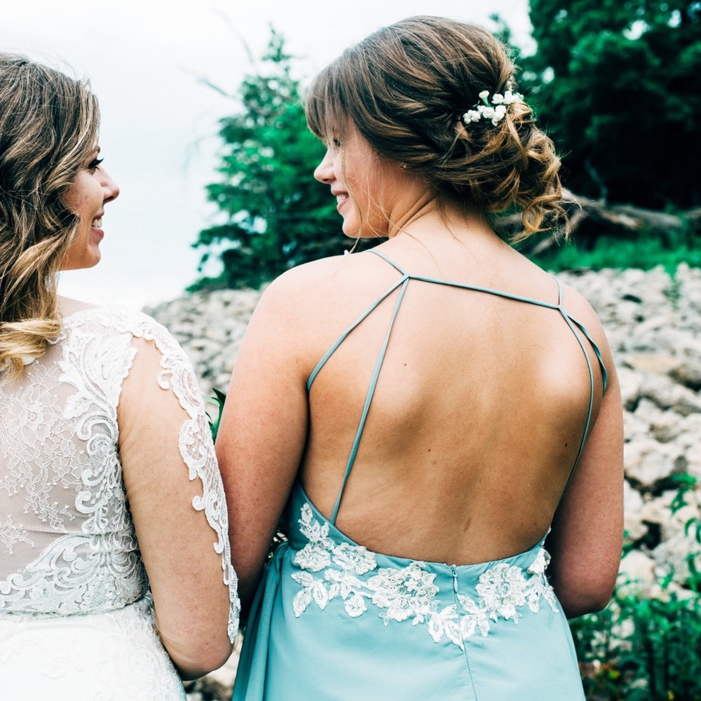 Chiffon Grey Gown